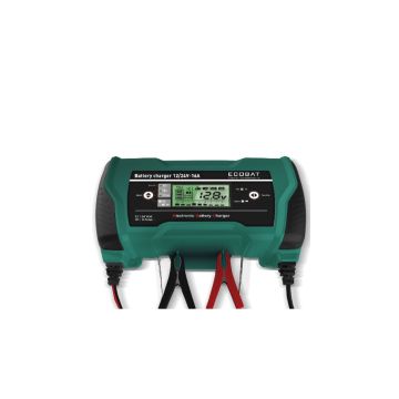 Ecobat EBC16 accu-/druppellader voor Lood, AGM, Gel, Start-Stop (12-24 V, 16 A)