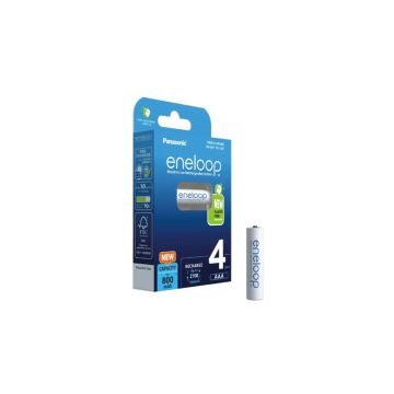 Panasonic Eneloop Oplaadbare AAA / HR03 Ni-Mh Batterij (4 stuks, 800 mAh)