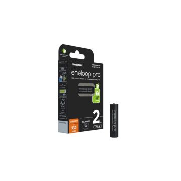 Panasonic Eneloop Pro Oplaadbare AAA / HR03 Ni-Mh Batterijen (2 stuks, 930 mAh)