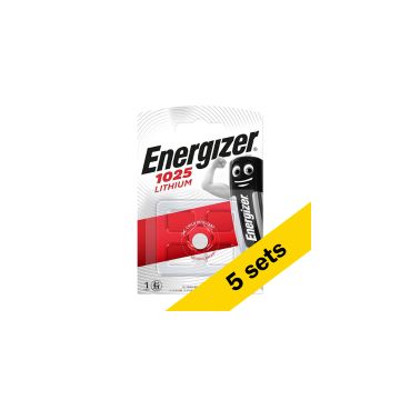 Energizer CR1025 / DL1025 / 1025 Lithium knoopcel batterij 5 stuks