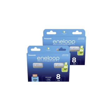 Panasonic Eneloop Oplaadbare AA / HR6 Ni-Mh Batterijen (16 stuks, 2000 mAh)