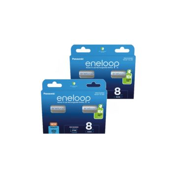 Panasonic Eneloop Oplaadbare AAA / HR03 Ni-Mh Batterijen (16 stuks, 800 mAh)