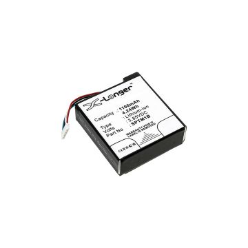 GoPro SPTM1B accu (3.85 V, 1220 mAh, 123accu huismerk)