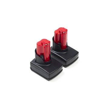 2-pack Milwaukee M12 B4 / 4932430065 accu's (12 V, 4.0 Ah, 123accu huismerk)