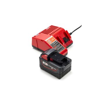 HNRG Pack: Milwaukee M18 HB12 / 4932464260 accu + lader (18 V, 12.0 Ah, 123accu huismerk)