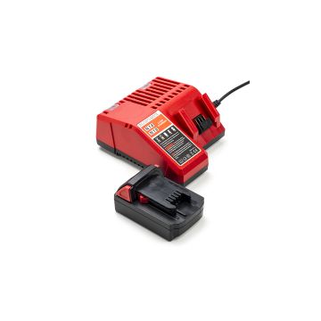 NRG Pack: Milwaukee M18 B2 / 4932430062 accu + lader (18 V, 2.0 Ah, 123accu huismerk)