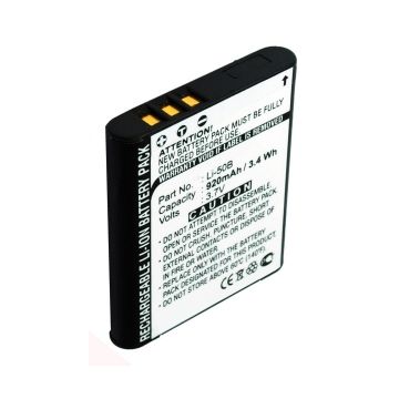 Olympus LI-50B / D-Li92 / VW-VBX090 accu (3.7 V, 800 mAh, 123accu huismerk)