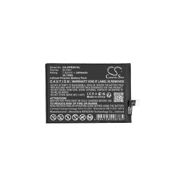 OPPO BLP991 accu (7,82 V, Li-pl, 2650mAh, 123accu huismerk)