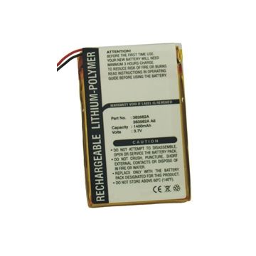 Palm UP383562A / A6 / BPD010134 accu (1250 mAh, 123accu huismerk)