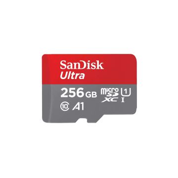 SanDisk Ultra Micro SDXC geheugenkaart class 10 inclusief adapter - 256GB