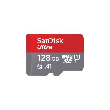 SanDisk Ultra Micro SDXC geheugenkaart class 10 inclusief adapter - 128GB