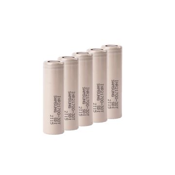 Samsung INR21700-30T Li-ion batterij (5 stuks 3.6V, 35A, 3000 mAh)