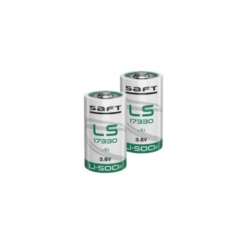 Aanbieding: 2 x Saft LS17330 / 2/3A batterij (3.6V, 2100 mAh, Li-SOCl2)