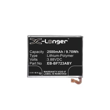 Samsung EB-BF723ABY / GH82-29434A accu (3.88 V, 2500 mAh, 123accu huismerk)