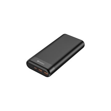 Sandberg Powerbank 20000 PD65W+2xQC3.0 (20 V, 20000 mAh)