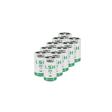 Aanbieding: 10 x Saft LSH20 / D batterij (3.6V, 13000 mAh, Li-SOCl2)