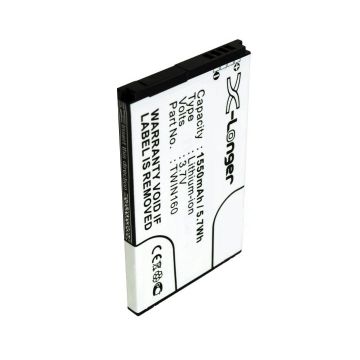 T-Mobile TWIN160 / BA S380 / 35H00121-05M accu (1550 mAh, 123accu huismerk)