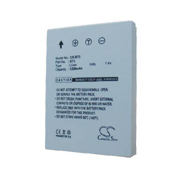 Toshiba GSC-BT5 / BSC-BT5 accu (1200 mAh, 123accu huismerk)