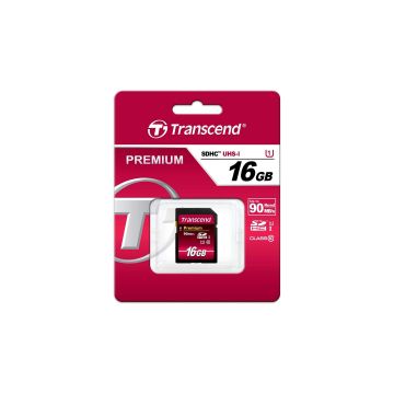 Transcend SDHC geheugenkaart class 10 - 16GB