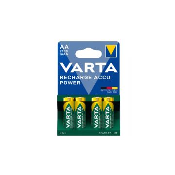 Varta Oplaadbare AA / HR6 Ni-Mh Batterijen (4 stuks, 2100 mAh)