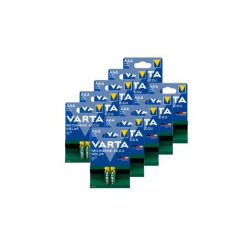 Varta Solar Oplaadbare AAA / HR03 Ni-Mh Batterijen (20 stuks, 550 mAh)