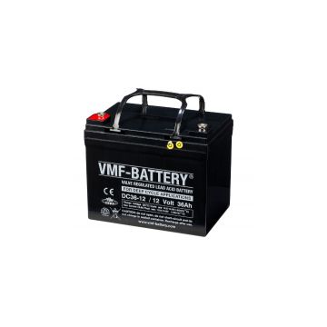 VMF DC36-12 AGM Deep Cycle accu (12V, 36 Ah. T7 terminal)