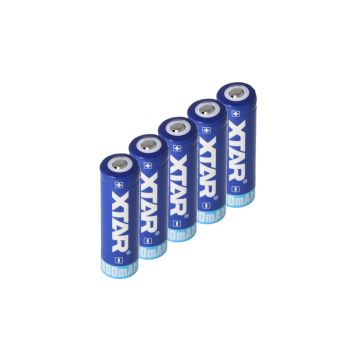 5 x XTAR 14500 batterij (3.7 V, 2A, 800 mAh)