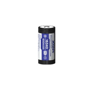 XTAR RCR123A / 16340 Oplaadbare Batterij (3.7 V, Li-ion, 650 mAh)