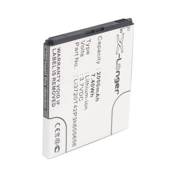 ZTE Li3720T42P3h605656 accu (2000 mAh, 123accu huismerk)