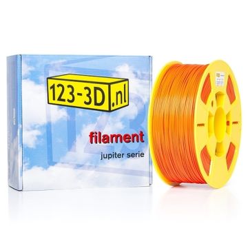 Filament oranje 1,75 mm ABS 1 kg Jupiter serie (123-3D huismerk)