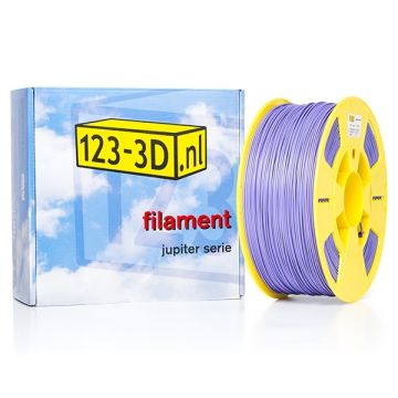 Filament paars 2,85 mm ABS 1 kg Jupiter serie (123-3D huismerk)