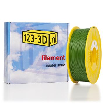 Filament loofgroen 1,75 mm PLA 1,1 kg Jupiter serie (123-3D huismerk)