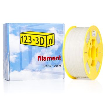 Filament neutraal 1,75 mm ABS 1 kg Jupiter serie (123-3D huismerk)