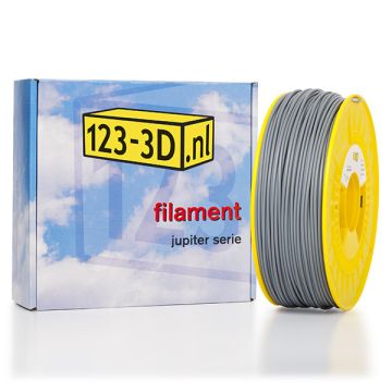 Filament grijs 2,85 mm ABS 1 kg Jupiter serie (123-3D huismerk)