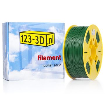 Filament groen 1,75 mm ABS 1 kg Jupiter serie (123-3D huismerk)