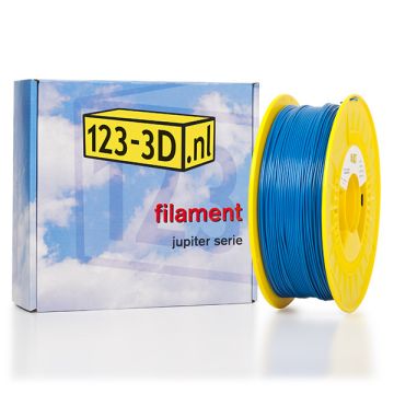 Filament hemelsblauw 1,75 mm PETG 1 kg Jupiter serie (123-3D huismerk)