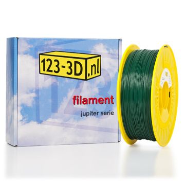 Filament groen 1,75 mm PETG 1 kg Jupiter serie (123-3D huismerk)