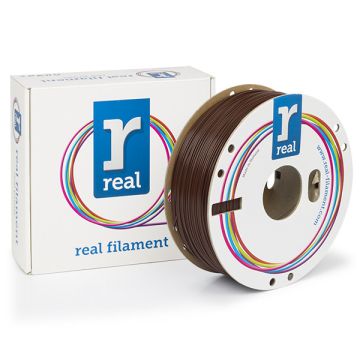 REAL filament bruin 1,75 mm PLA 1 kg