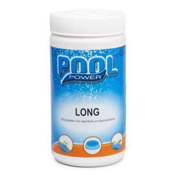 Pool Power chloortabletten traag oplosbaar 200 gram (5 stuks)