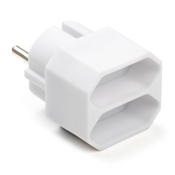 Q-link verloopstekker (Tweeweg, 2.5 A, Wit)