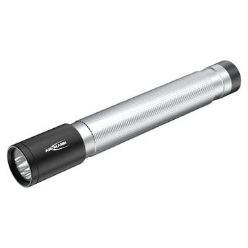 Ansmann zaklamp op batterijen | Daily Use 150B | 2x AA | 150 lumen | IP44 | Zwart/Zilver