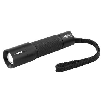 Ansmann zaklamp op batterijen | M100F | 1x AA | 115 lumen | IP54 | Zwart