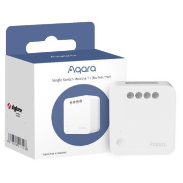 Aqara Inbouw schakelaar T1 | Max. 1250W | 2-draads | Zigbee | Wit