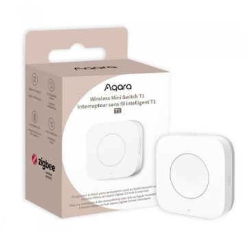 Aqara Draadloze mini schakelaar T1 | Zigbee 3.0 | Wit