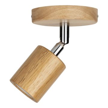 Bailey Wand-/plafondlamp E27 | Rond | Hout