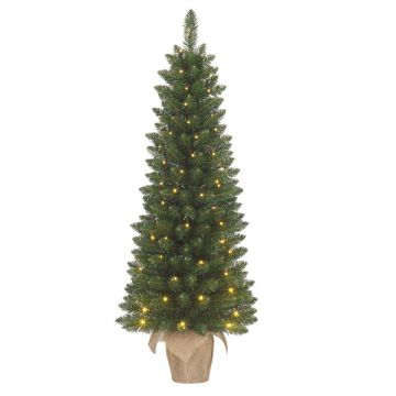 Kunstkerstboom 75 cm | Gerlos | 30 lampjes | 70 Tips | Black Box Trees