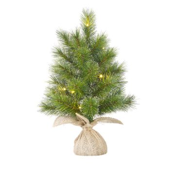 Kunstkerstboom 60 cm | Glendon | 20 lampjes | 45 Tips | Black Box Trees