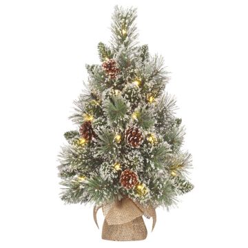 Kunstkerstboom 45 cm | Vandans | 20 lampjes | 70 Tips | Black Box Trees