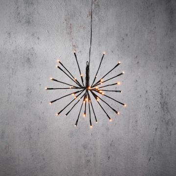 Kersthanger vuurwerk | Warm wit | Ø 30 cm | 42 leds | IP44 | Luca Lighting