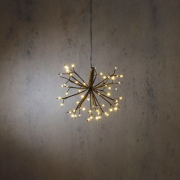 Kersthanger paardenbloem | Warm wit | Ø 30 cm | 63 leds | IP44 | Luca Lighting